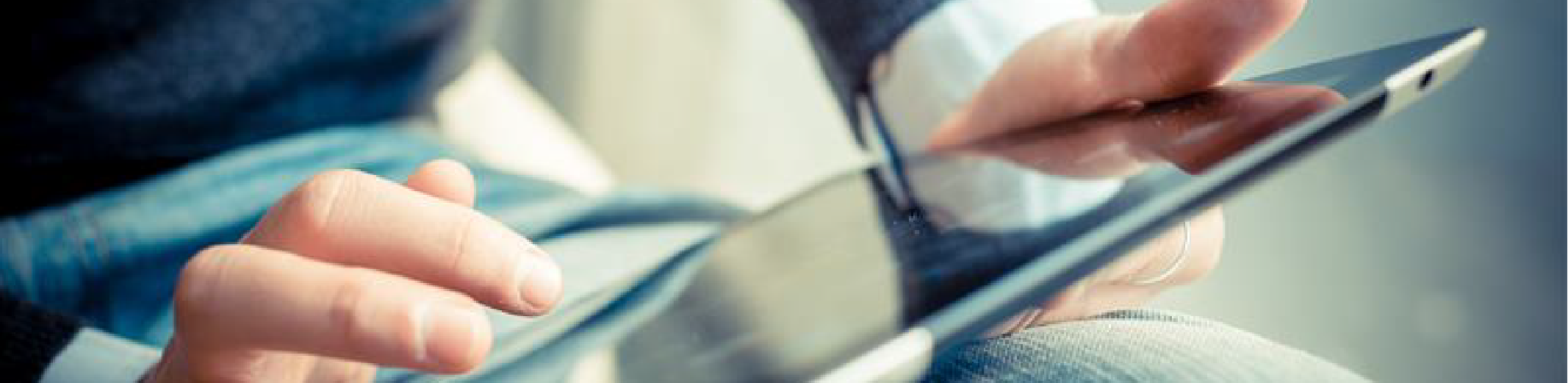 Person using smartphone to report side effects